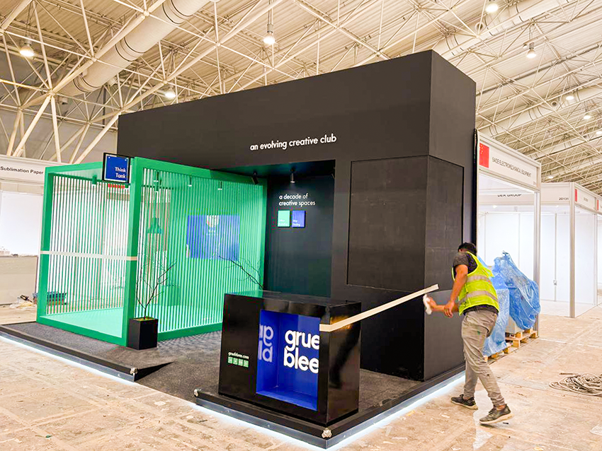 Professional exhibition installation